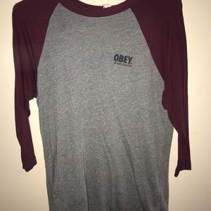 Obey Baseball Tshirt
